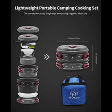 Load image into Gallery viewer, Camping Cookware Set