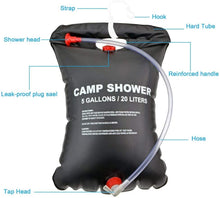 Load image into Gallery viewer, Solar Energy Heated Outdoor Shower Bag