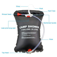Load image into Gallery viewer, Solar Energy Heated Outdoor Shower Bag