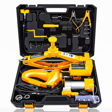 Load image into Gallery viewer, E-HEELP Electric Car Jack 3 Ton 12V Lifting Range 12-42cm Scissor Electric Jack with Impact Wrench & Inflator for Car/SUV/Sedan