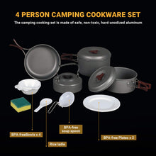 Load image into Gallery viewer, Camping Cookware Set