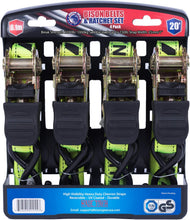 Load image into Gallery viewer, Ratchet Straps 6m 4 Pack 1000kg Tie Down Straps with Ergonomic Rubber Grips