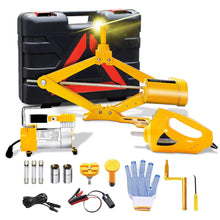 Load image into Gallery viewer, E-HEELP Electric Car Jack 3 Ton 12V Lifting Range 12-42cm Scissor Electric Jack with Impact Wrench & Inflator for Car/SUV/Sedan