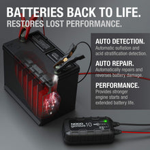 Load image into Gallery viewer, NOCO New Genius GENIUS10 | 6V/12V 10-Amp | Battery Charger + Maintainer + Repair Supply Mode