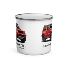 Load image into Gallery viewer, Mitsubishi Pajero Evolution 4x4 | Mitsubishi Pajero | Mitsubishi Enamel Mug