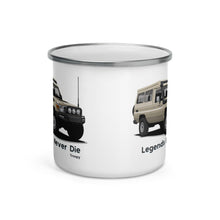 Load image into Gallery viewer, Toyota Land Cruiser Troopy | Toyota Land Cruiser 70 Series Enamel Mug