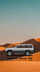 Toyota Land Cruiser 80 Series Phone Wallpaper