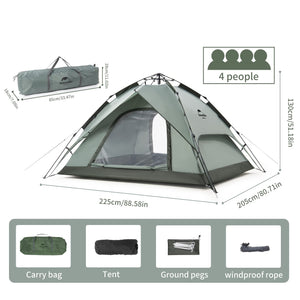 Naturehike Instant 3-4 Person Pop Up Tent