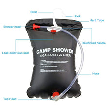 Load image into Gallery viewer, Solar Energy Heated Outdoor Shower Bag
