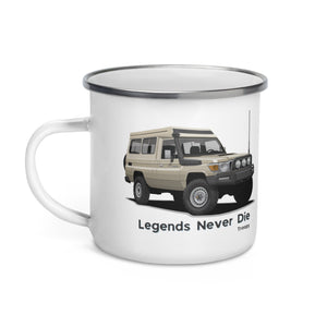 Toyota Land Cruiser Troopy | Toyota Land Cruiser 70 Series Enamel Mug