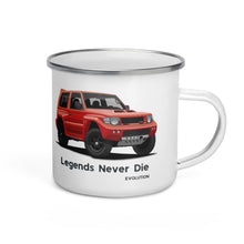 Load image into Gallery viewer, Mitsubishi Pajero Evolution 4x4 | Mitsubishi Pajero | Mitsubishi Enamel Mug
