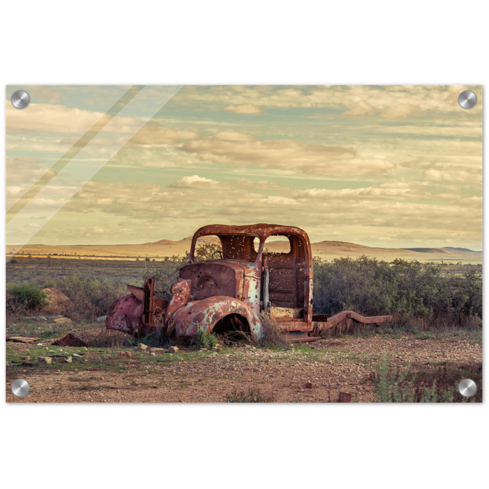 Acrylic Print  | South Australia - Alone In The Outback