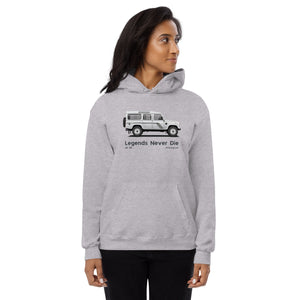 Land Rover Defender 110 TDi - Unisex fleece hoodie