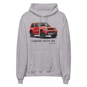 Mitsubishi Pajero Evolution 4x4 | Mitsubishi Pajero | Mitsubishi Unisex fleece hoodie