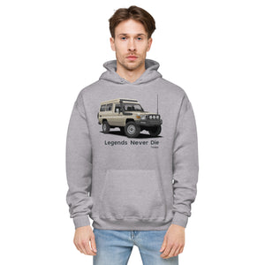 Toyota Land Cruiser Troopy | Toyota Land Cruiser 70 Series Unisex fleece hoodie