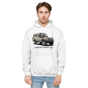 Toyota Land Cruiser Troopy | Toyota Land Cruiser 70 Series Unisex fleece hoodie