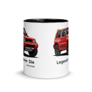 Mitsubishi Pajero Evolution 4x4 | Mitsubishi Pajero | Mitsubishi Mug with Color Inside